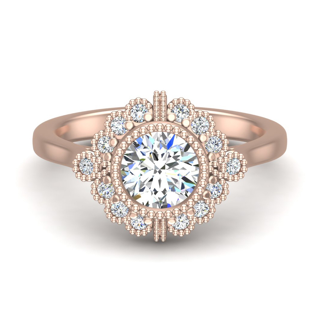 Briella Halo Engagement Ring